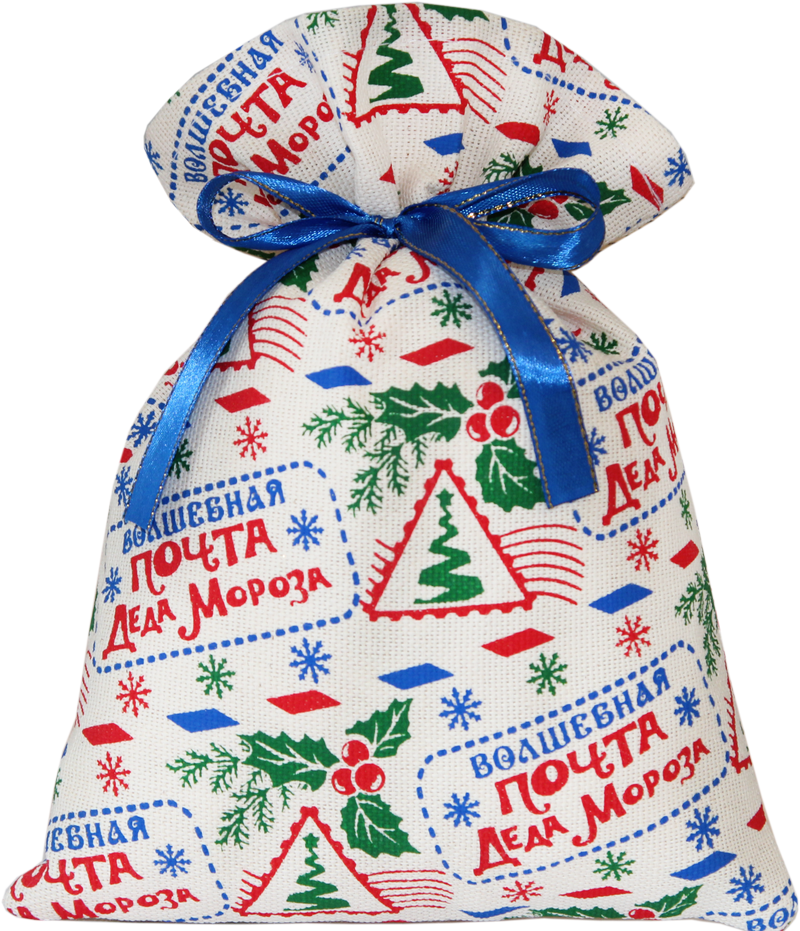 сладкий новогодний подарок Мешочек (двунитка) Волшебная почта ХИТ